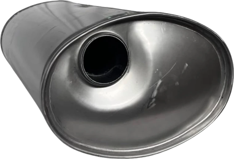 Silenciador Ovalado Rt50 Diesel 294X206Mm-Intø2 38 L500Mm